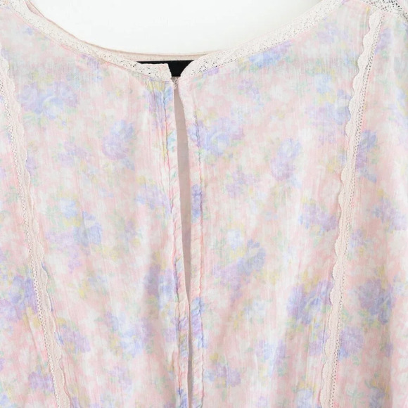 LoveShackFancy Noelle Dress Pink Garden Pink Floral  Mini Dress S - Picture 15 of 16